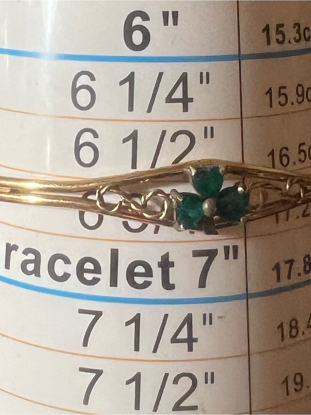 Vintage 12K GB Edwardian/Victorian revival Shamrock Bracelet - Picture 5 of 8